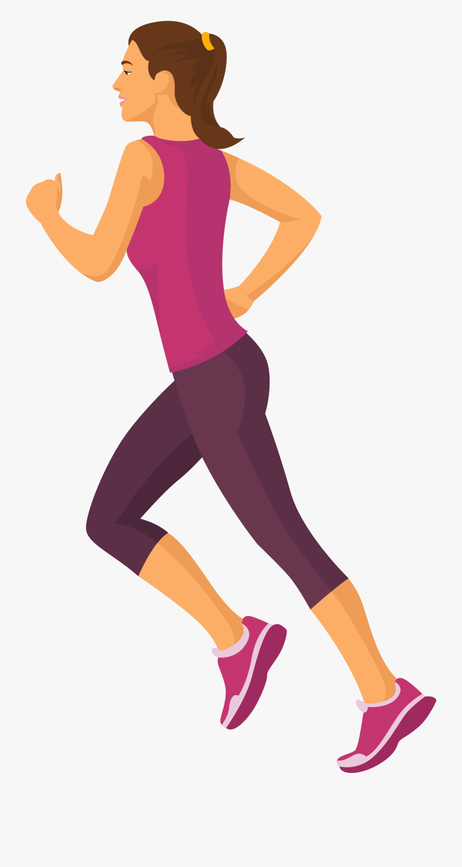 Running Girl Clipart Png Free Download Searchpng - Running Girl Clipart, Transparent Clipart