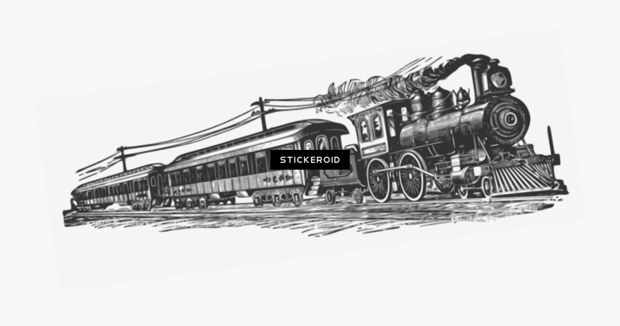 Far West Train Clipart, Transparent Clipart
