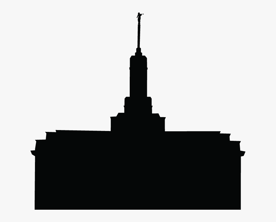 Lds - Church - Clipart - Outline Of Mt Timpanogos Temple, Transparent Clipart