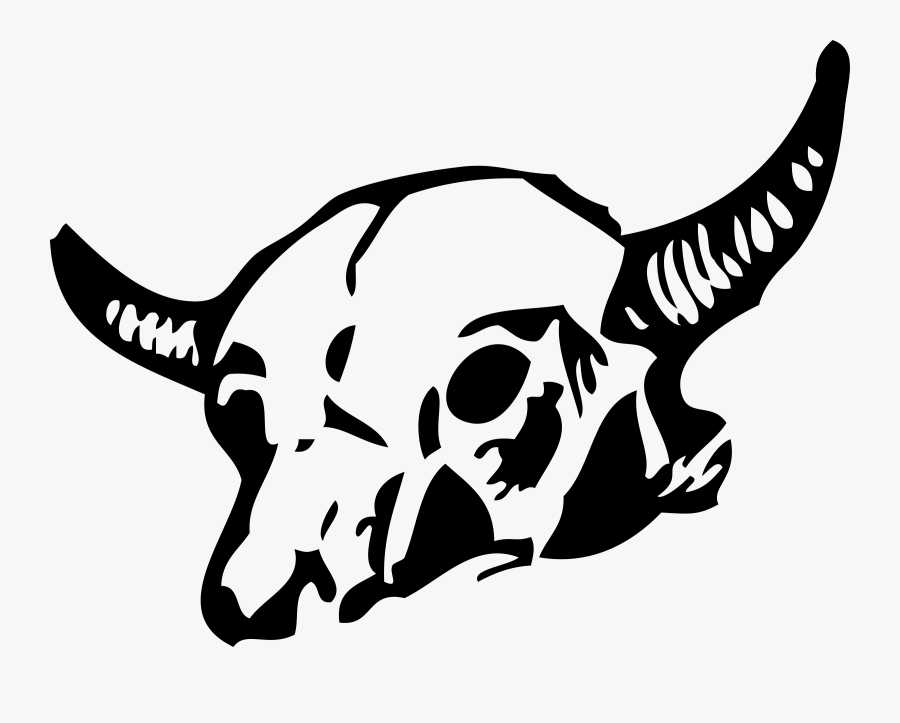 Transparent Bullhorn Png - Animal Skull Clipart, Transparent Clipart