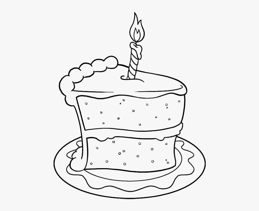 Drawing Birthday Cake Png - Birthday Cake Drawing Png, Transparent Clipart