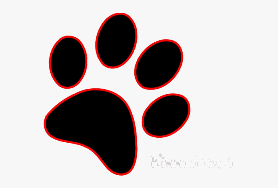 Paw Print Bobcat Clipart Cat Clip Art Black Youtube - Transparent Paw Print Clipart, Transparent Clipart