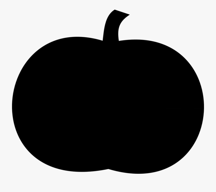 Pumpkin Silhouette, Transparent Clipart