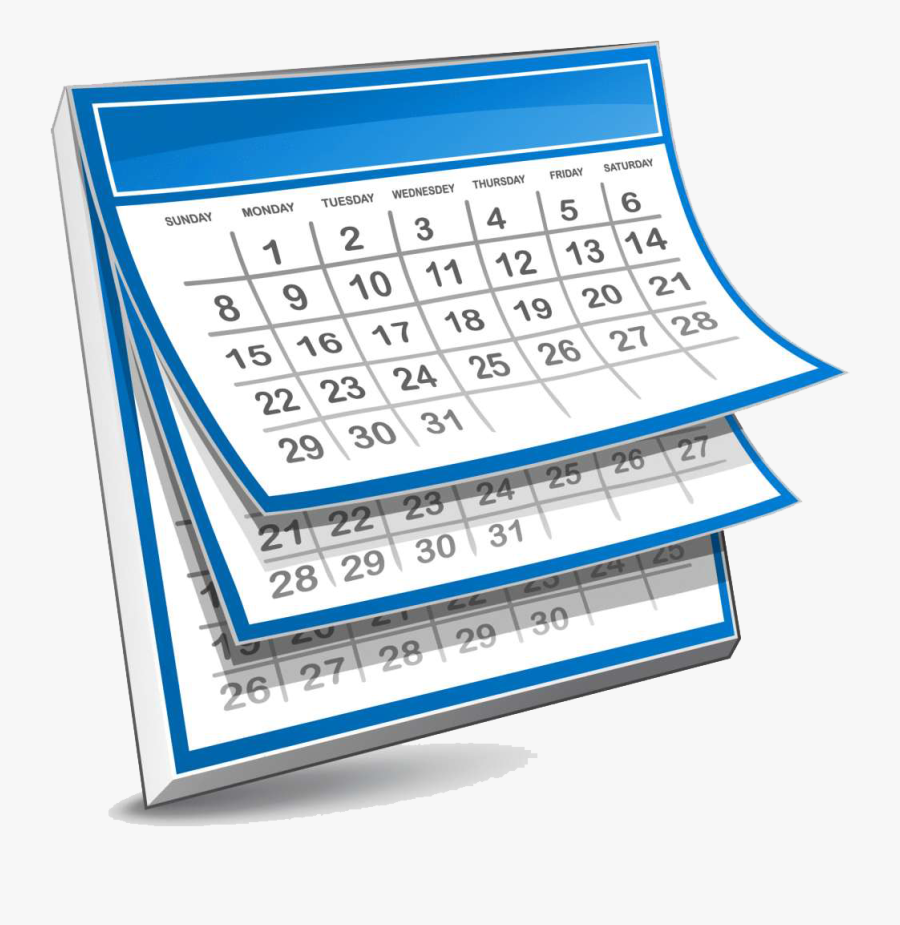 Calendar Download Free Png - Red Calendar, Transparent Png