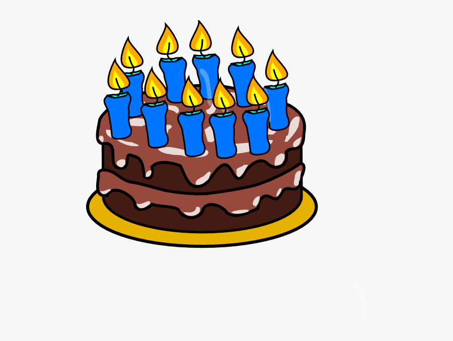 Free - Birthday - Cake - Clip - Art - Transparent Background Birthday Cake Clipart, Transparent Clipart