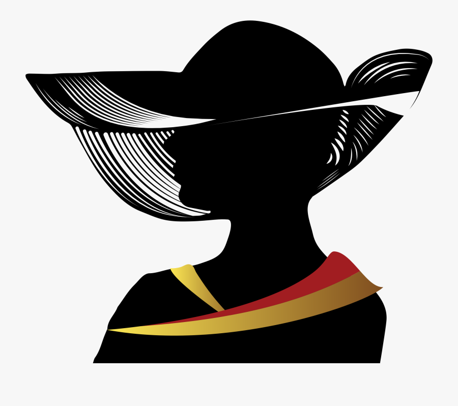 Woman Hat Religious - Women In Hats Silhouette, Transparent Clipart