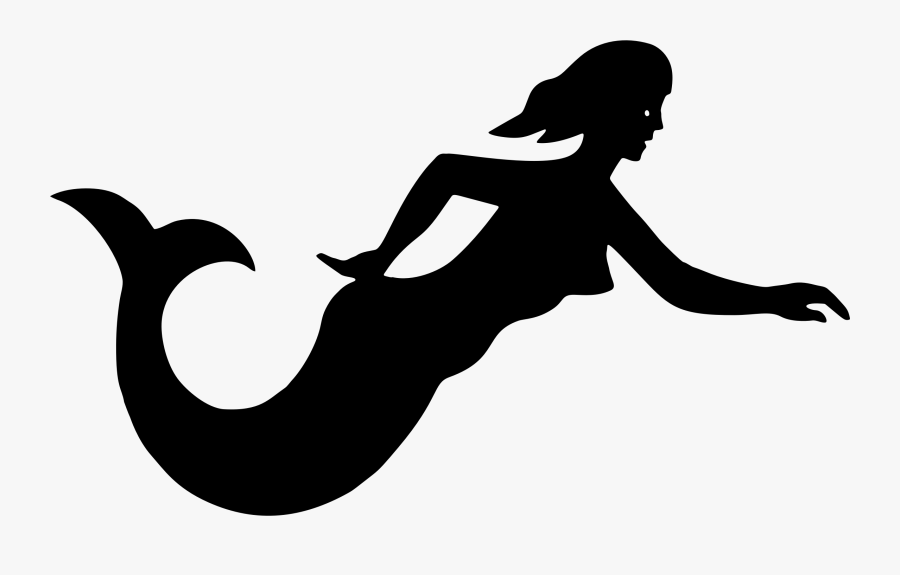 Mermaid Silhouette Images At Getdrawings - Png Silhouette Mermaid, Transparent Clipart