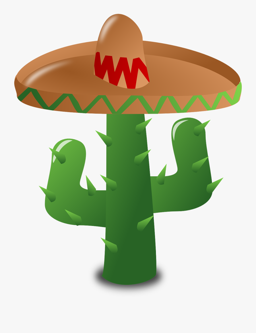 Mexican Cactus Png - Clip Art Cinco De Mayo, Transparent Clipart