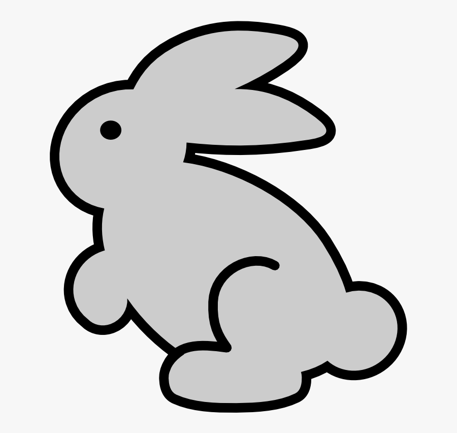 Clip Art Bunny Clipart - Easy Easter Bunny Coloring Pages, Transparent Clipart