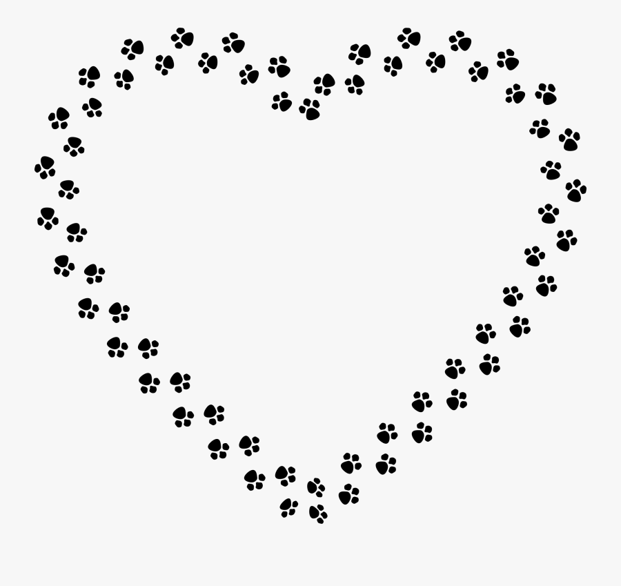 Clip Art Library Library Clipart Paw Prints - Paw Prints Clear Background, Transparent Clipart