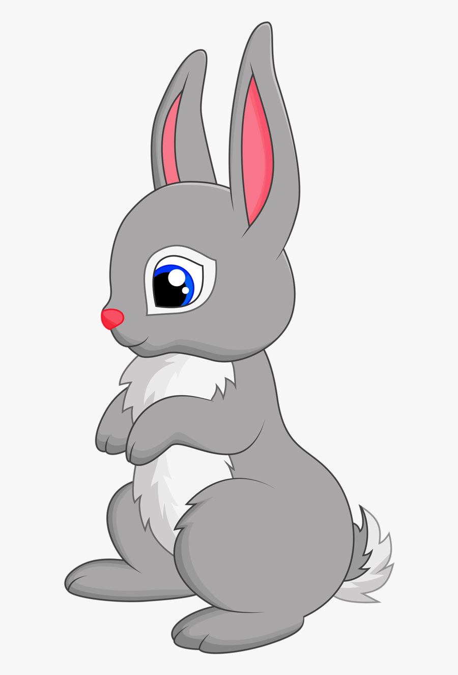 Bunny Clipart Conejo - Conejos De Pascua Animado, Transparent Clipart