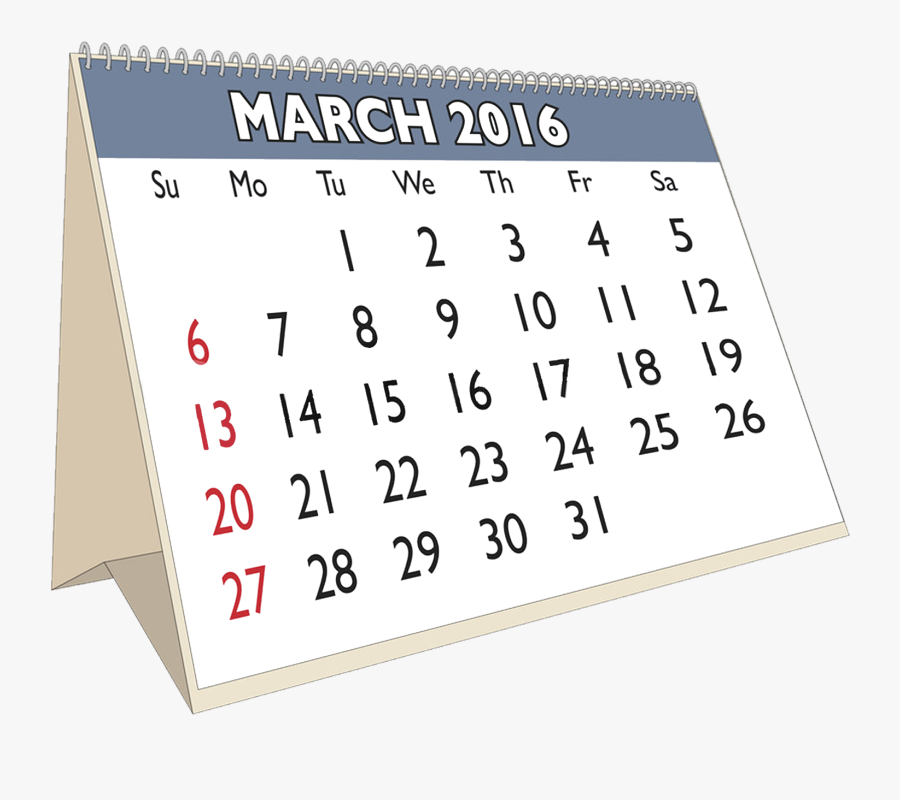 Match 6 Table Calendar Clipart In By Playfulhub - Desk Calendar Clipart Png, Transparent Clipart