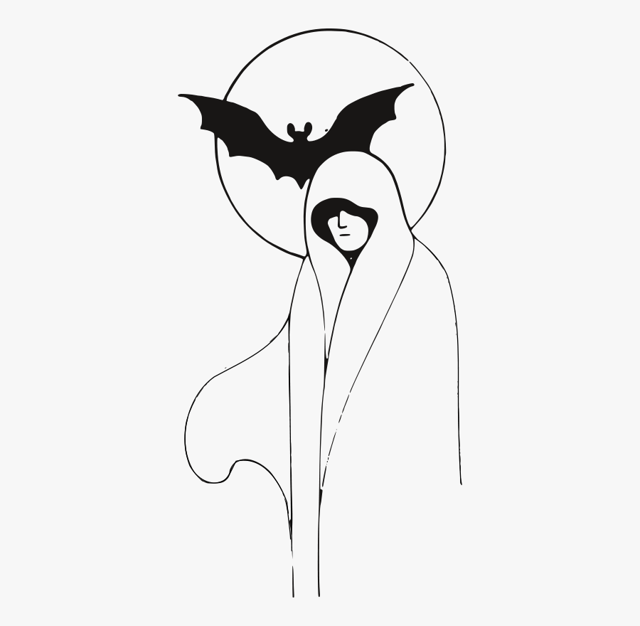 Ghost Lady - Black And White Ghost, Transparent Clipart