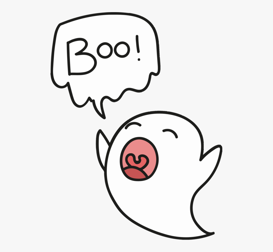 Clip Art Drawing Of A Ghost - Boo Ghost Clipart, Transparent Clipart