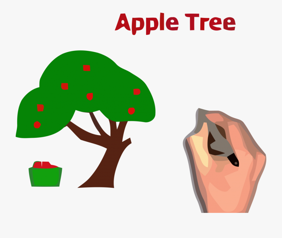 Apple Tree Clipart Tall - Apple Tree Clip Art, Transparent Clipart