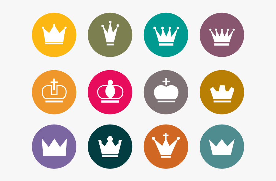 Crown Royalty Free Princess Icon - Difference Between King And Queens Crowns, Transparent Clipart