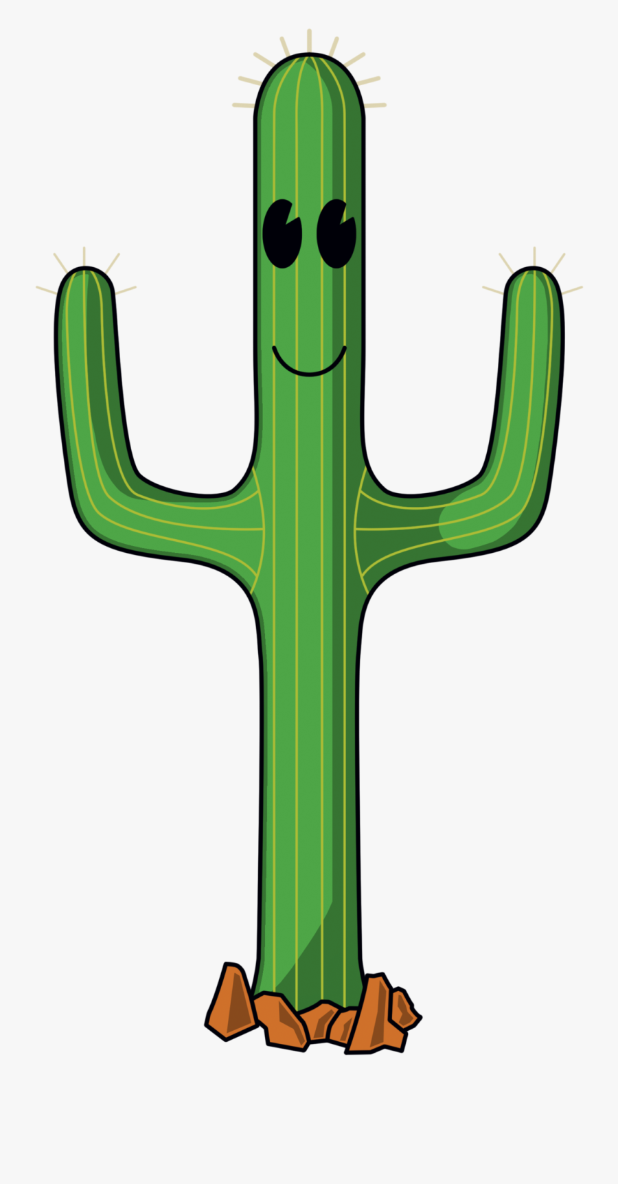 Animated Cactus Png Transparent Png , Png Download - Cactus Clip Art, Transparent Clipart
