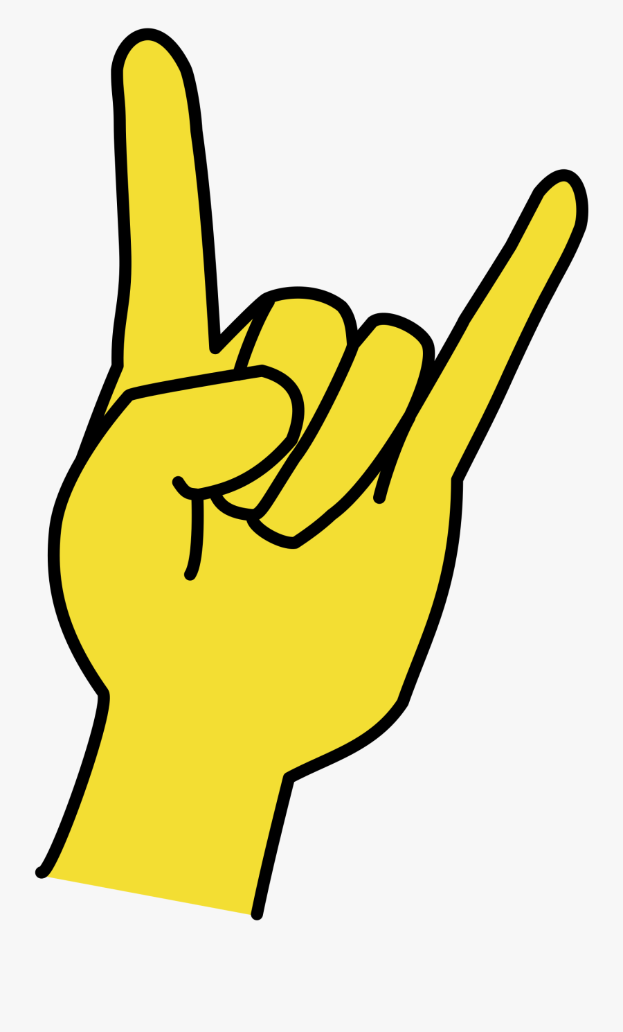 Rock On Hand Clip Art Transparent , Transparent Cartoons - Rock On Hand Clipart, Transparent Clipart
