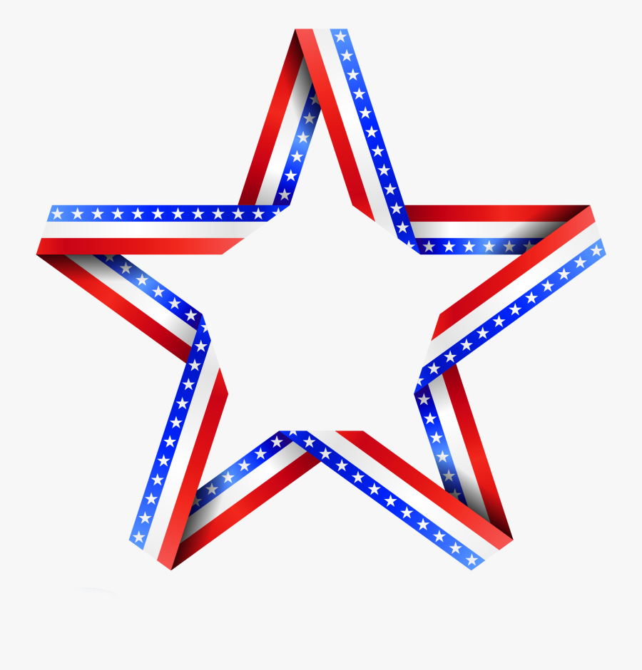 American Flag Clipart American Star - Clip Art American Flag Stars, Transparent Clipart