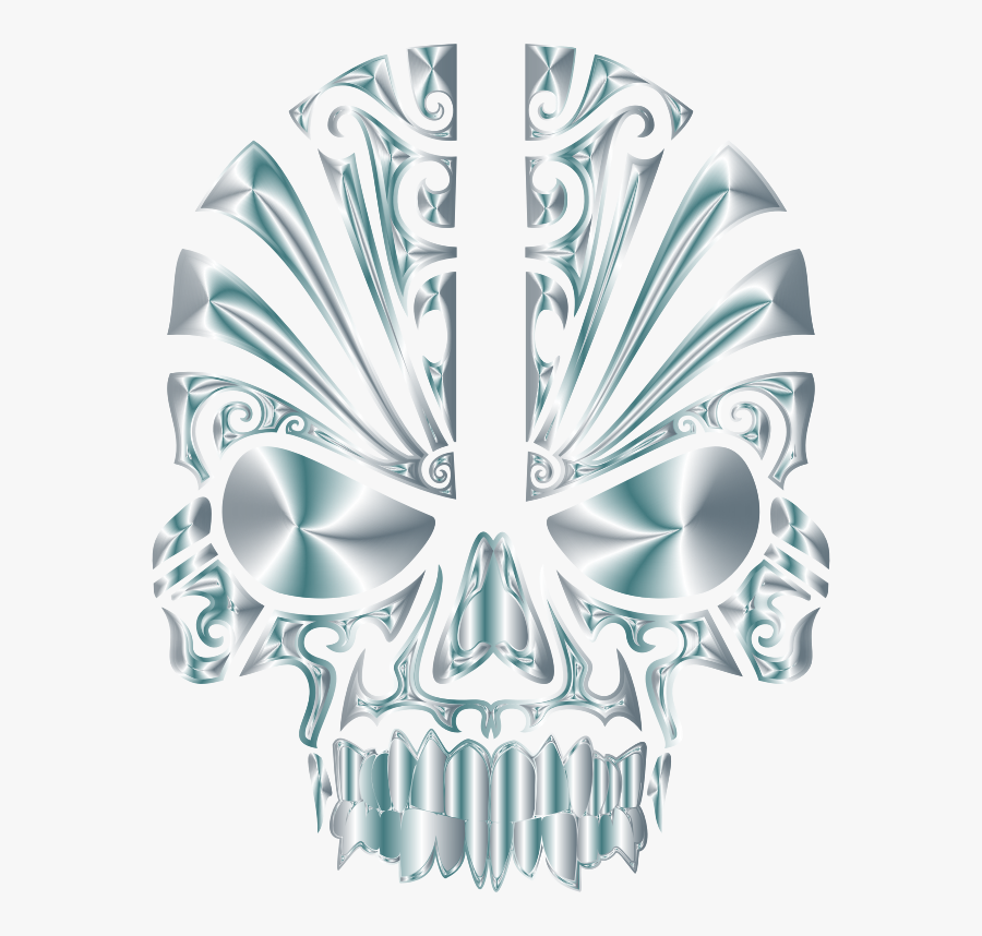 Head,art,skull - Vector Mask, Transparent Clipart