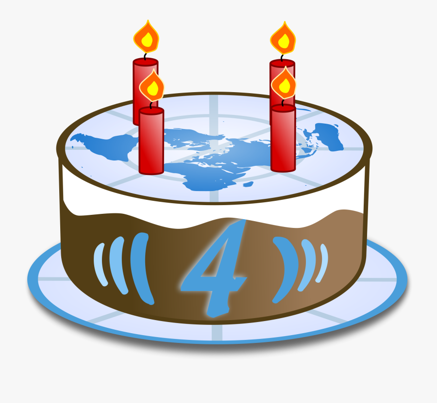 Transparent Happy Birthday Cake Png - Birthday Cake 4 Png, Transparent Clipart