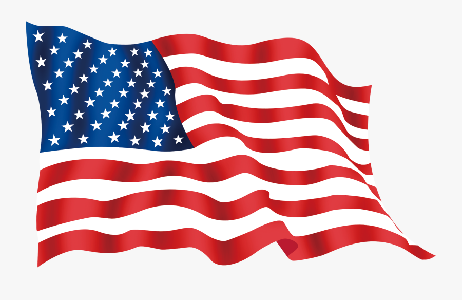 Flag Of The United States Clip Art - Transparent Background American Flag Clipart, Transparent Clipart