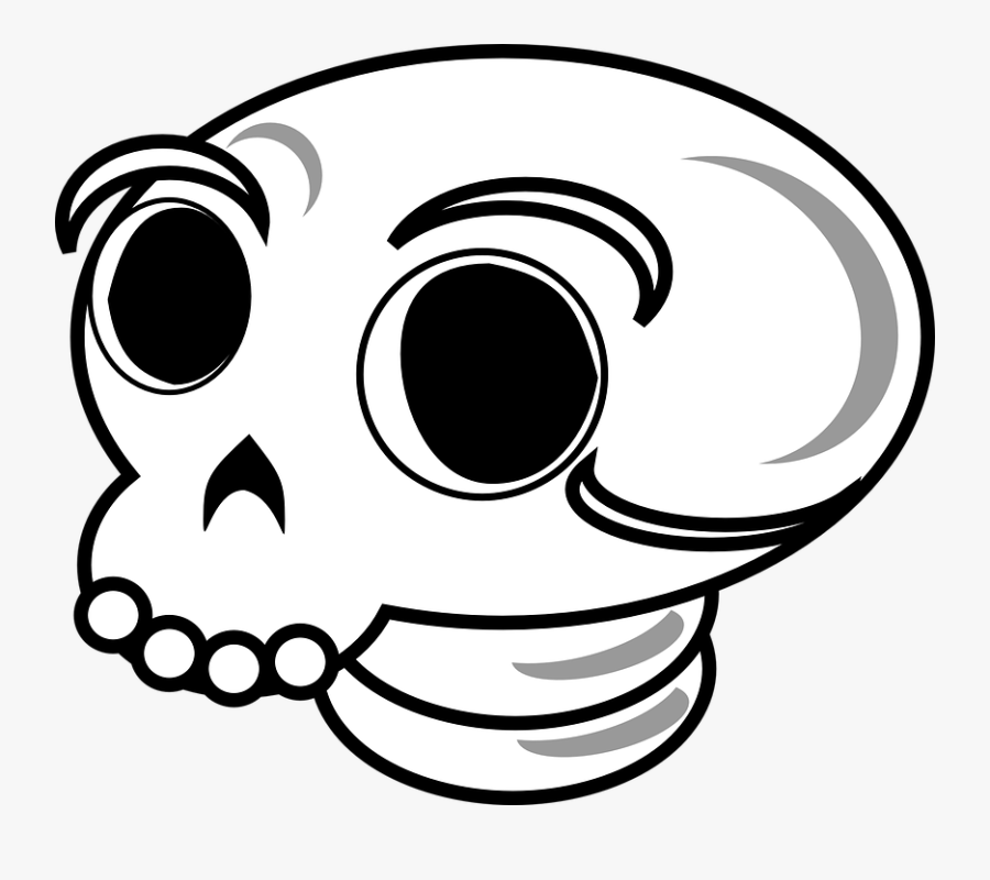 Irony - Clipart - Imagen De Esqueleto De Cara, Transparent Clipart