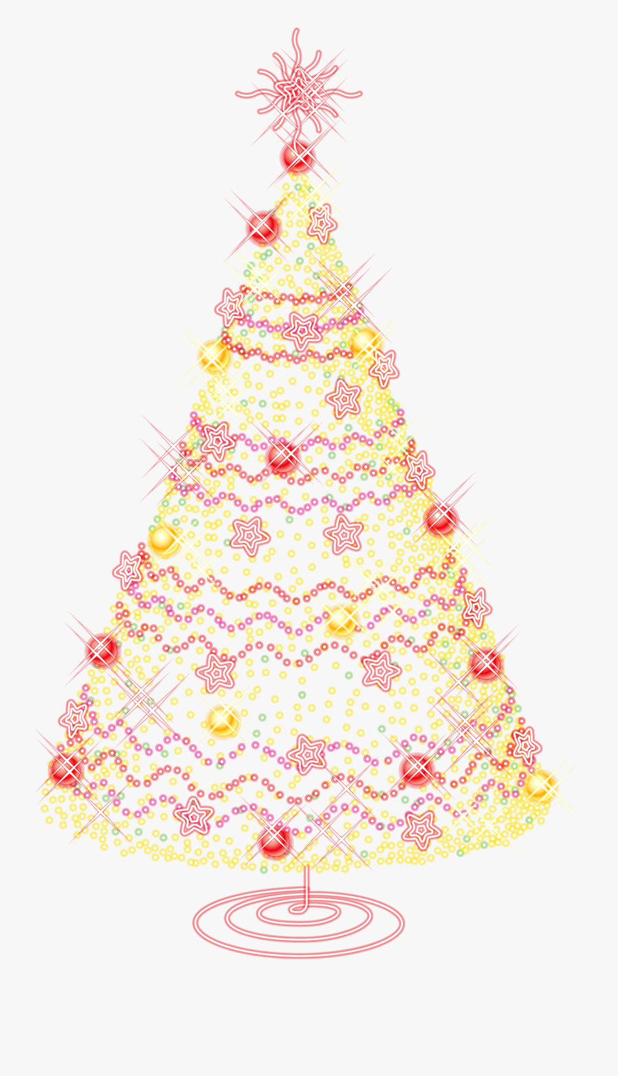Clip Art Horseshoe Christmas Tree - Christmas Tree Png, Transparent Clipart