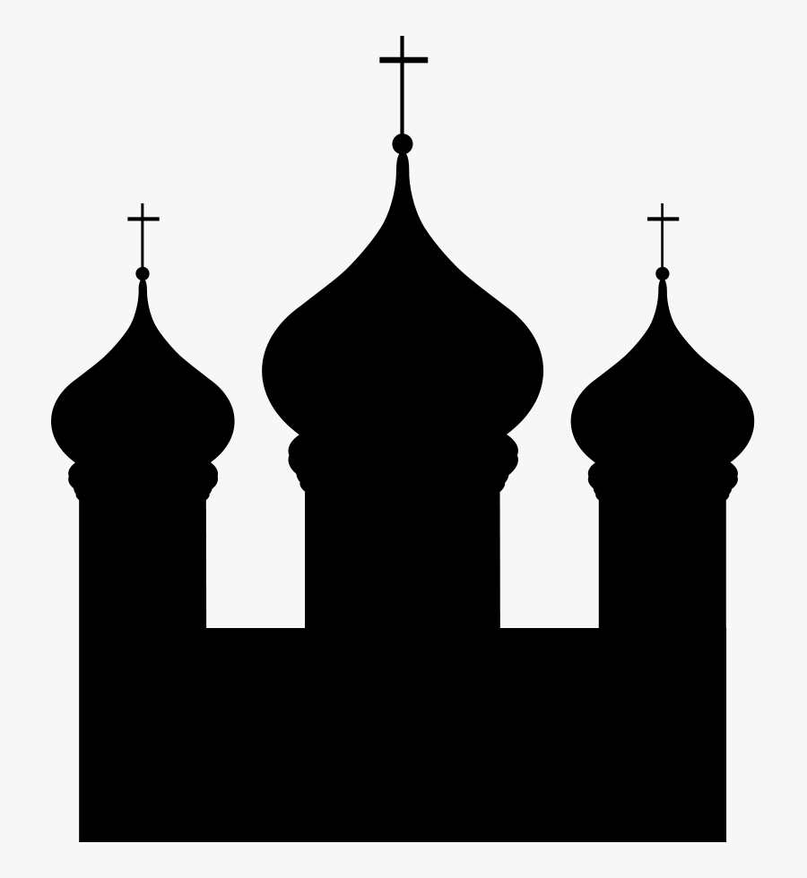 Church Silhouette Clip Art - Kubah Masjid Vector Png, Transparent Clipart