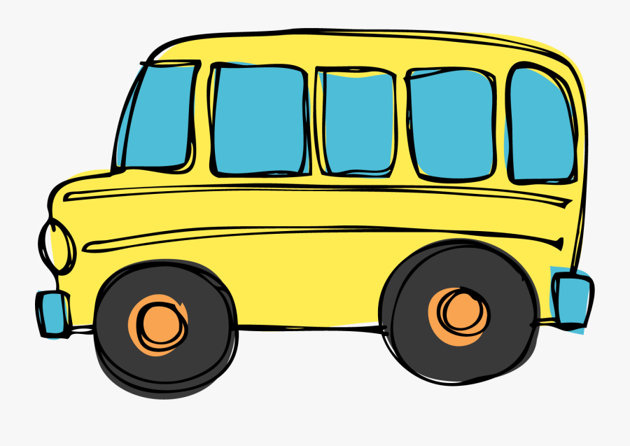 Transparent Background Bus Clip Art, Transparent Clipart