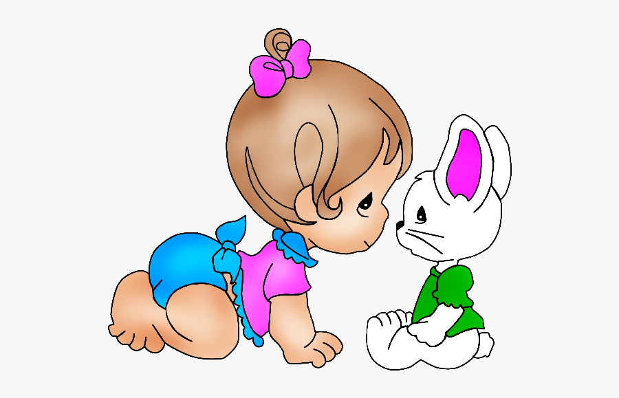 Cute Baby Girl Clip Art Cliparts - Baby Girl Clip Art Cute, Transparent Clipart