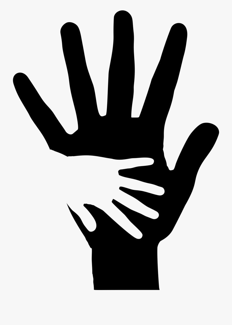 Hand In Hand Graphic Transparent - Hand In Hand Icon, Transparent Clipart