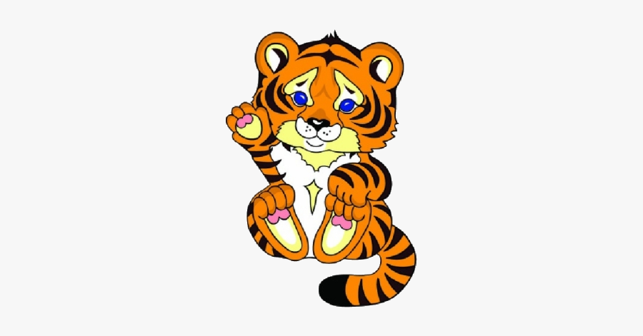 Cute Tiger Clipart The Cliparts - Transparent Background Tiger Clipart, Transparent Clipart
