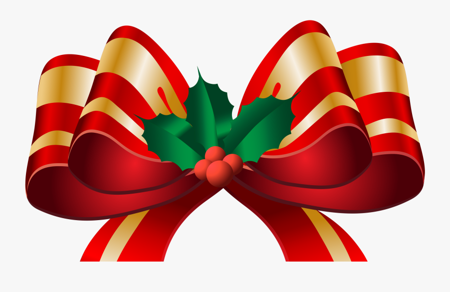 Christmas Bow Clipart Png Clipground Christmas Decorations - Clipart Christmas Bow Red, Transparent Clipart