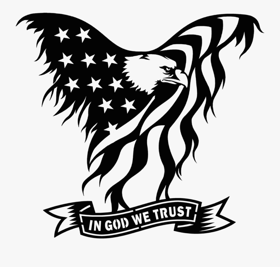 This Listing Is For - God We Trust Eagle, Transparent Clipart