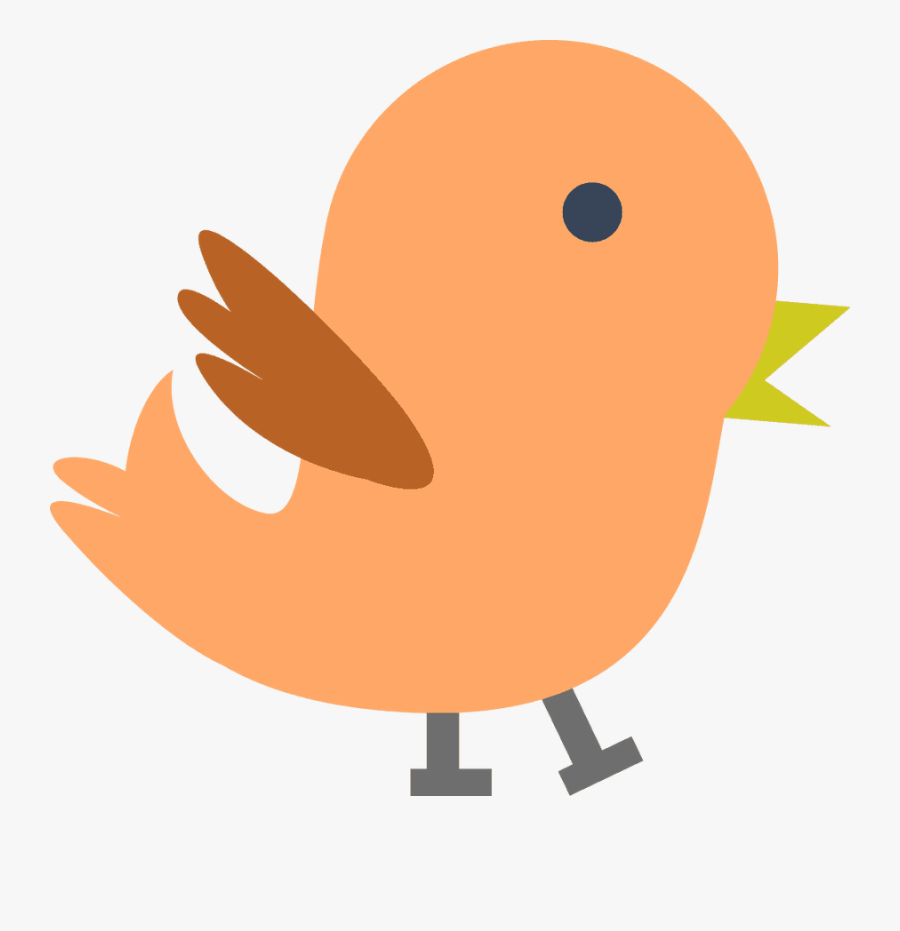 Orange Chicken Clipart Clipart Kid - Baby Bird Clipart, Transparent Clipart