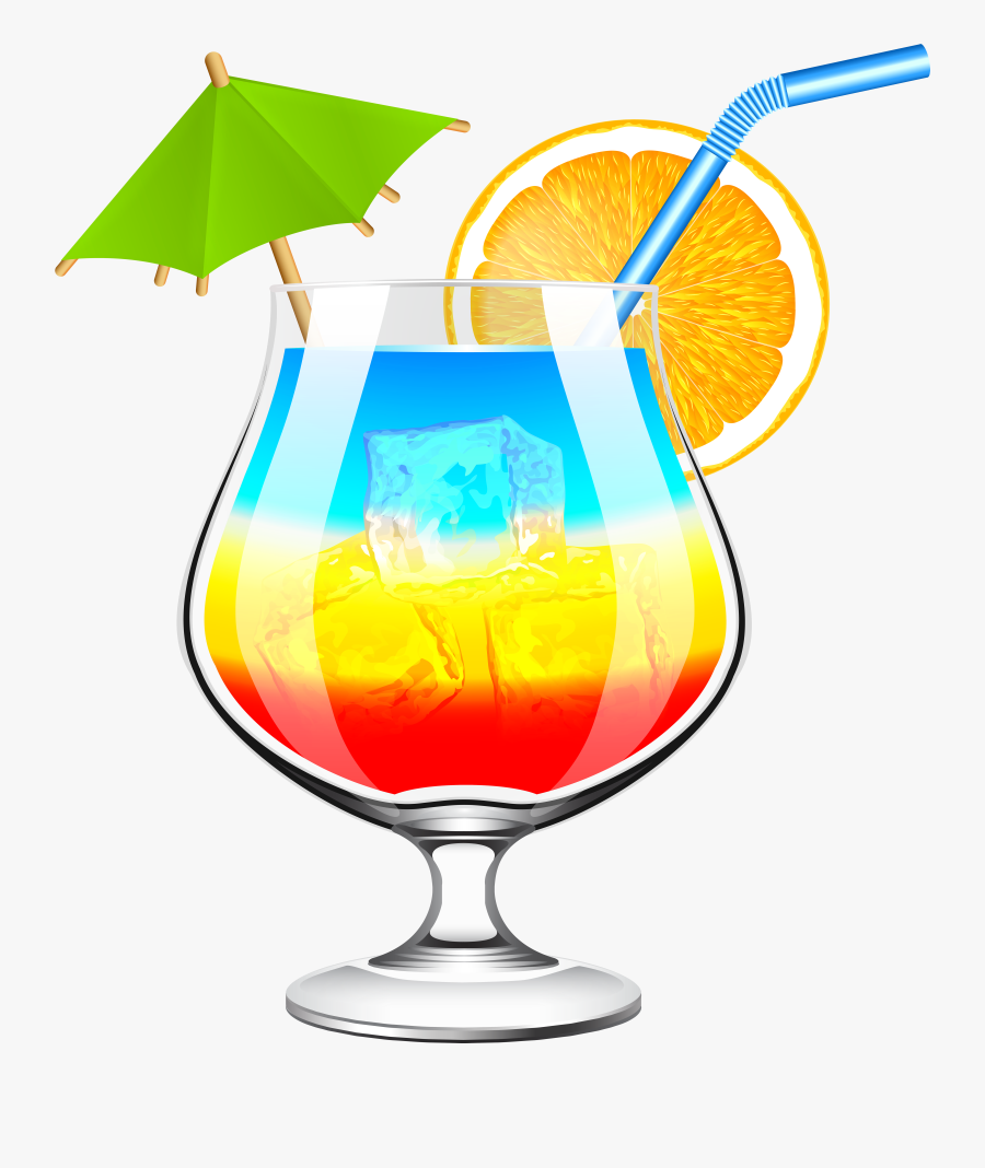 Summer Cocktail Transparent Png Clip Art Image - Cocktail Clipart Png, Transparent Clipart