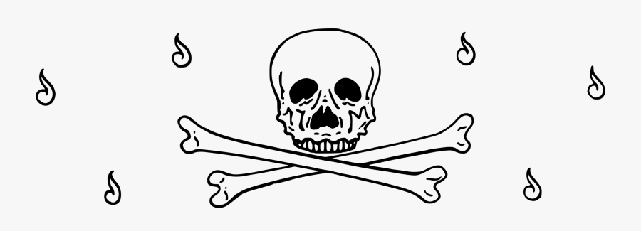 Transparent Desert Skull Clipart - Skull And Bones Cross Transparent, Transparent Clipart