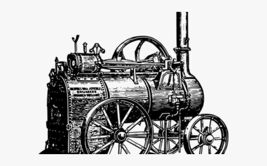 Steam Train Clipart - Industrial Revolution Clip Art, Transparent Clipart