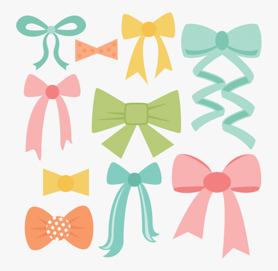 Cute Bow Clipart - Bow Svg Files Free, Transparent Clipart