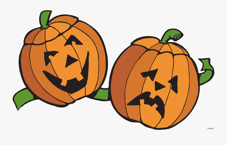 Pumpkin Patch Clipart Picture Transparent Library - Jack O Lantern Sad And Happy, Transparent Clipart