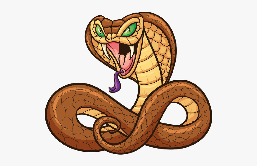 Cartoon Cobra Snakes, Transparent Clipart