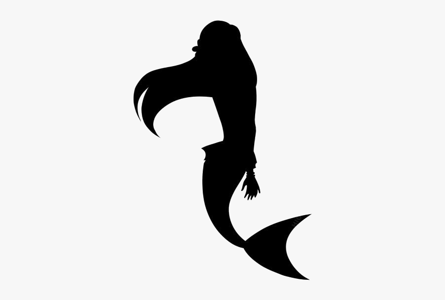Mermaid Svg Png Free Clipart - Silhouette, Transparent Clipart