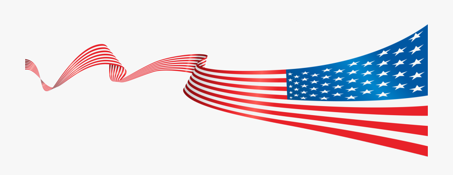Collection Of High - Us Flag Banner Png, Transparent Clipart