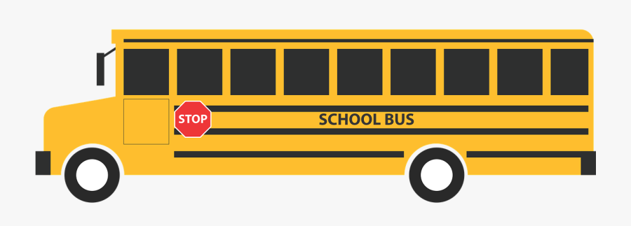 Sçhool Bus, Transparent Clipart