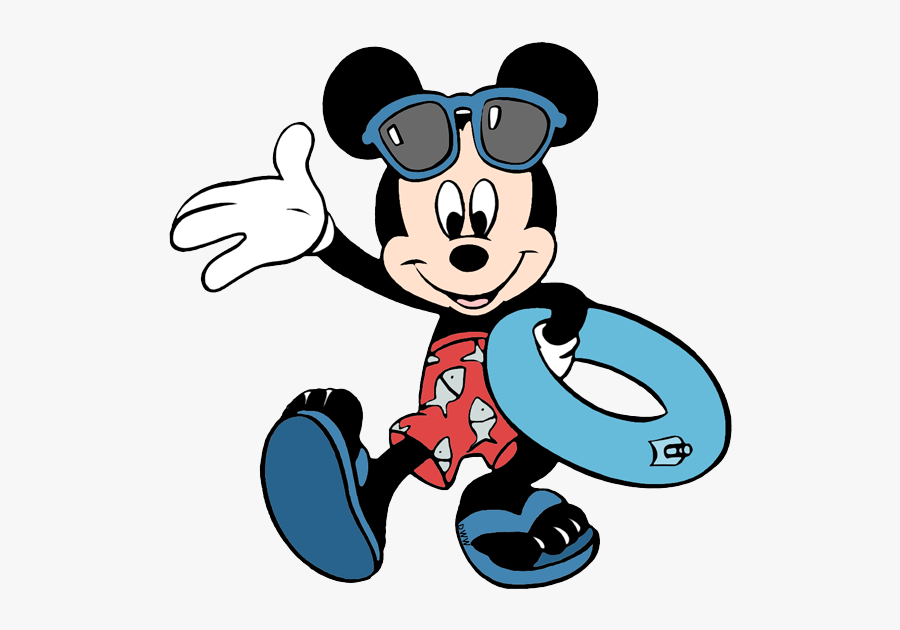 Transparent Minnie Mouse Clipart - Summer Mickey Mouse Clipart, Transparent Clipart