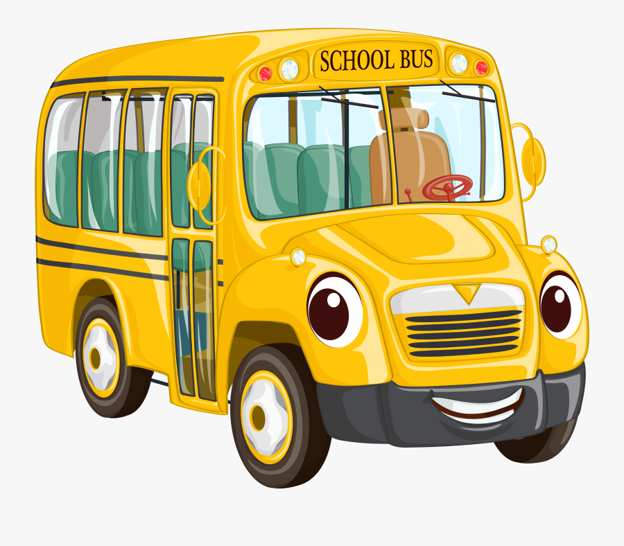 School Bus Clip Art Free Clipart - Back To School August 2019 Calendar, Transparent Clipart