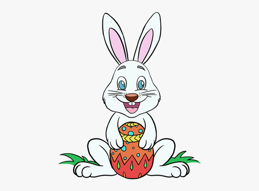Cartoon Easter Bunny Ears - Easter Bunnies To Draw , Free Transparent Clipa...