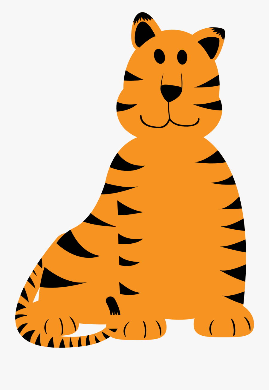 Baby Tiger Clipart - Clip Art Tiger Tail, Transparent Clipart
