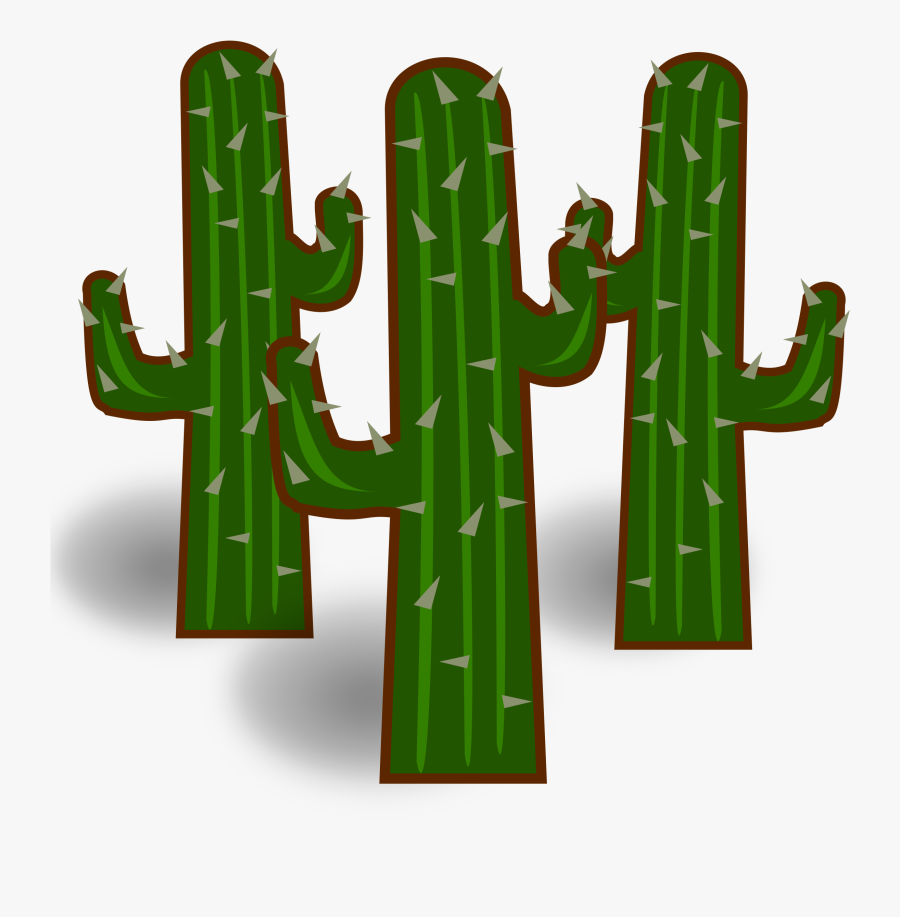 Transparent Cactus Silhouette Png - Transparent Background Free Cactus Clipart, Transparent Clipart